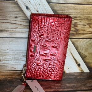 Brahmin Daisy Embrace Red NWT PERFECT TWO EYES price firm